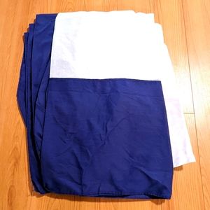 Navy Double Bed Skirt